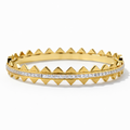 Arrow Sparkle Dual-Tone Bangle