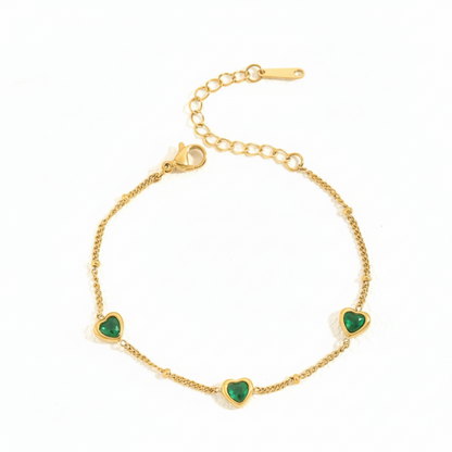 Amour Trio Heart Bracelet