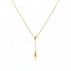 Isla Liquid Droplet Lariat Necklace