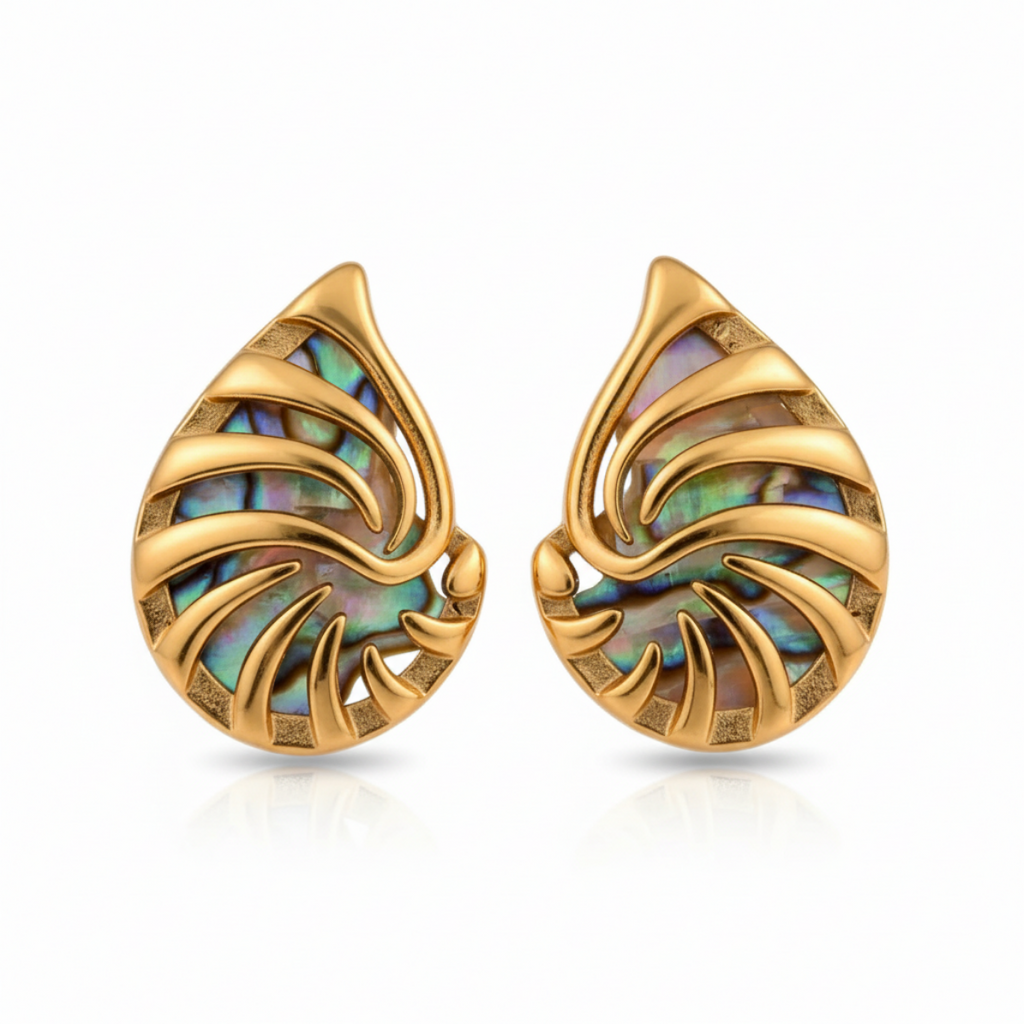 Baoyue Pearl Shell Studs