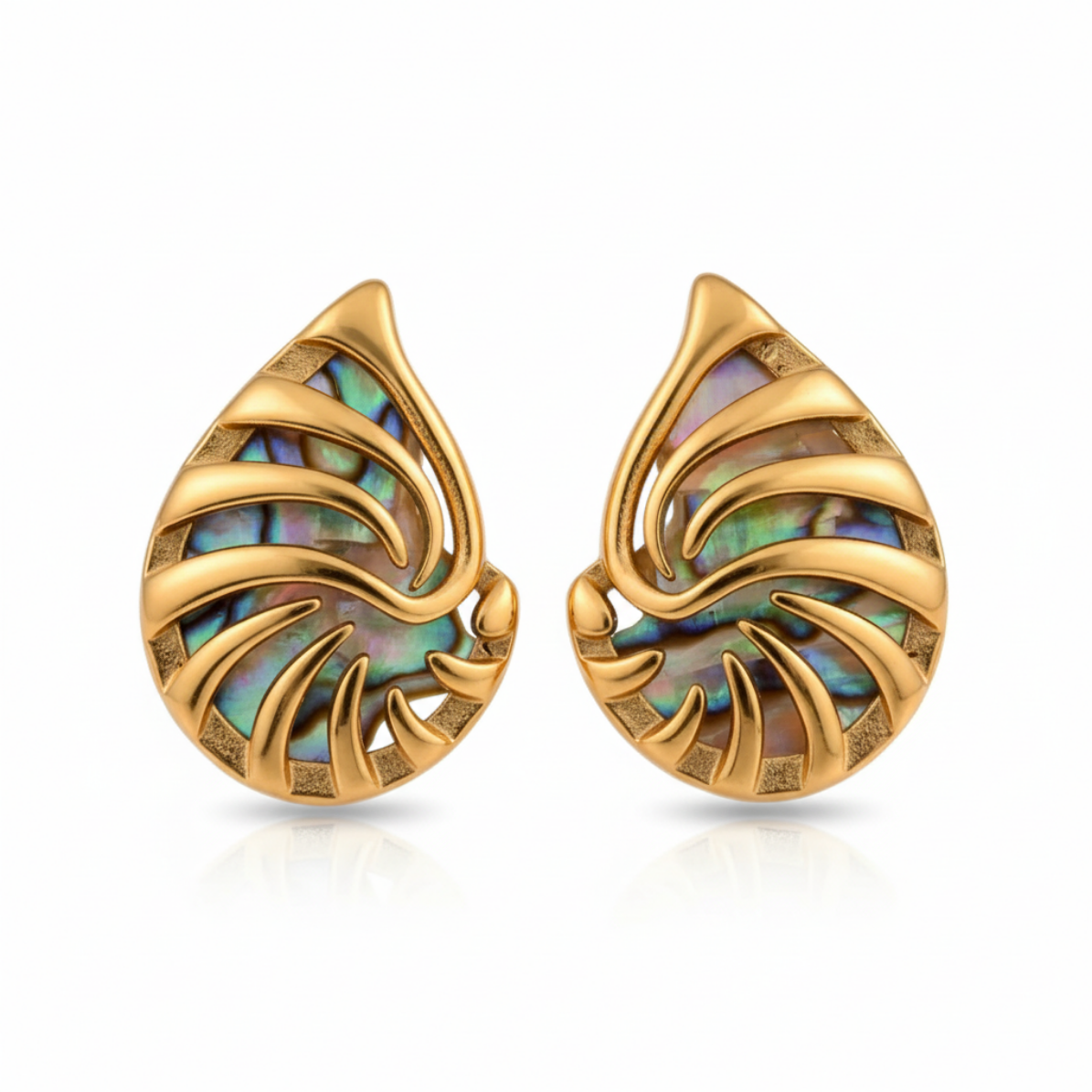 Baoyue Pearl Shell Studs