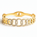 Lumière Linked Circles Bangle