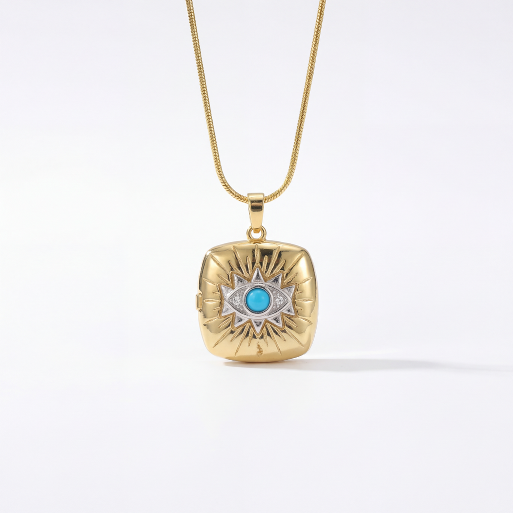 Lia Sunwatch Locket Necklace