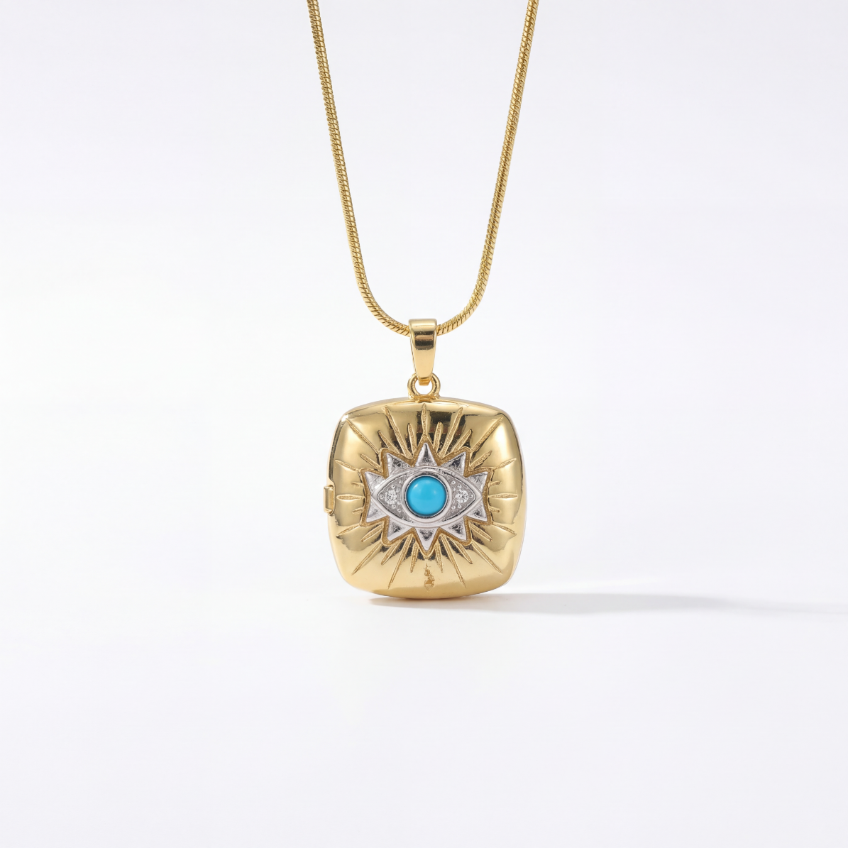 Lia Sunwatch Locket Necklace