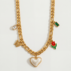 Solstice Charm Cascade Necklace