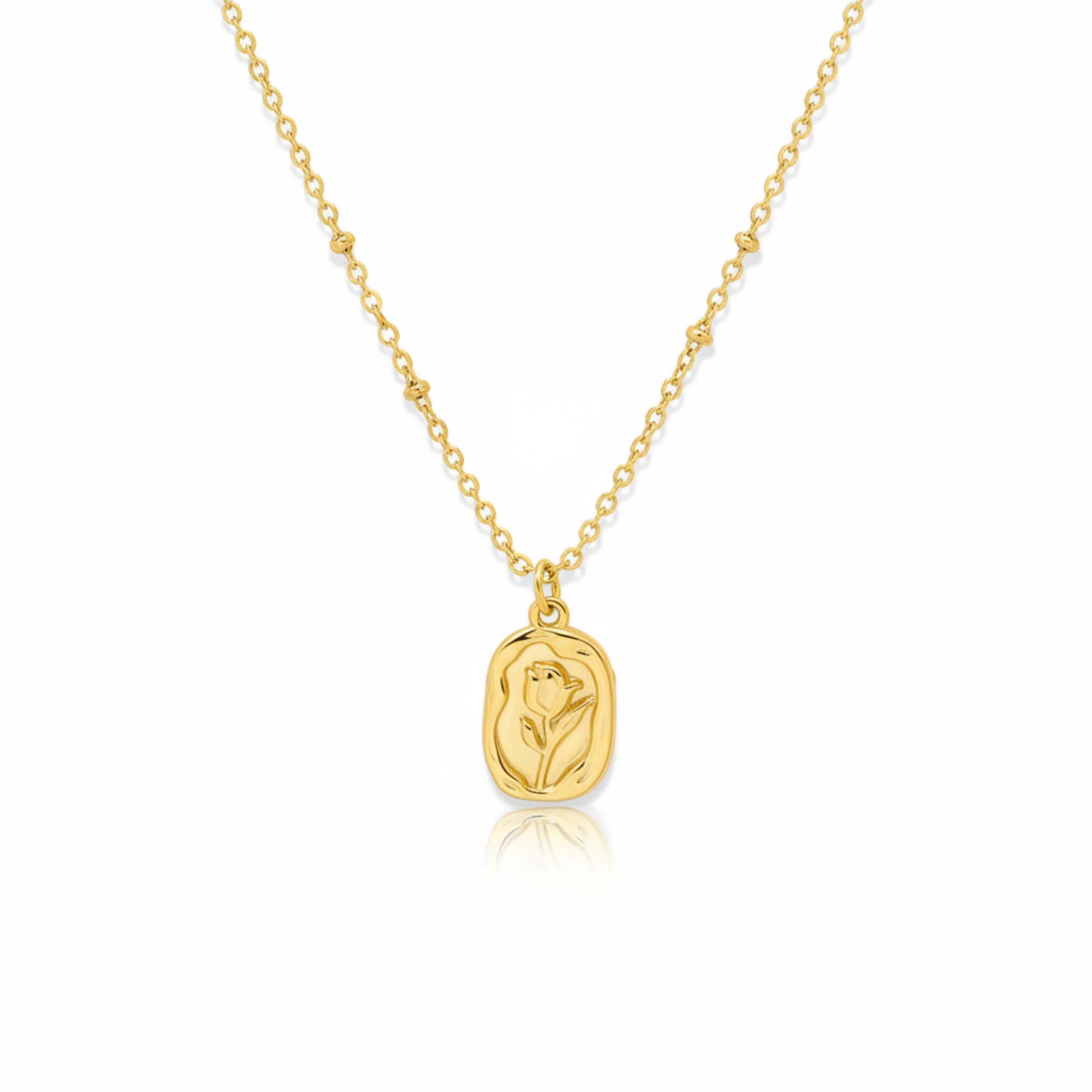 Bloom Wax-Stamp Floral Necklace