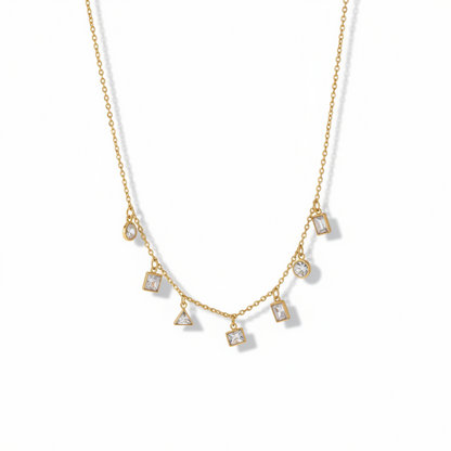 Prism Dangle Geo Necklace