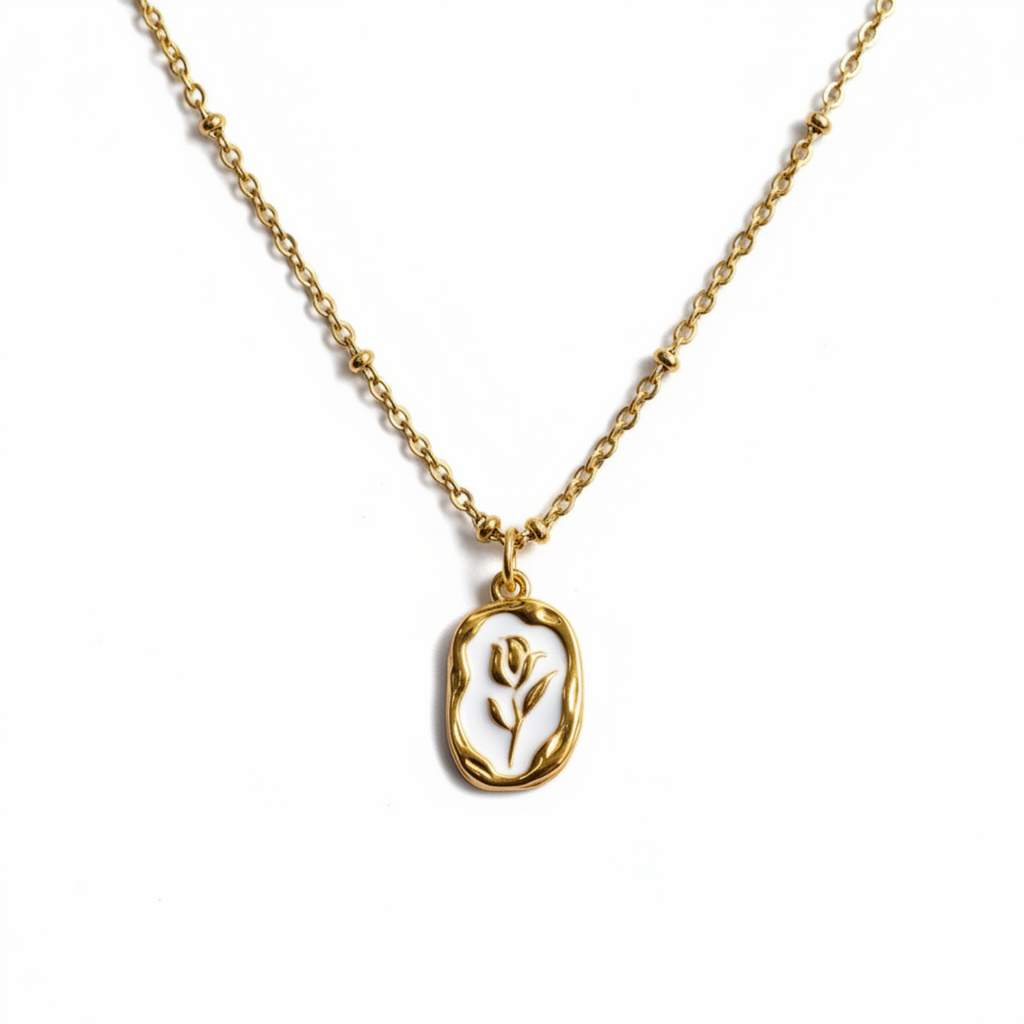 Bloom Medallion Floral Necklace