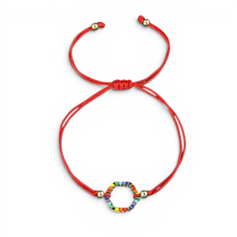 Rainbow Rakhi Bracelet