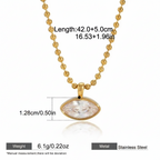 Iris Horse Eye Necklace
