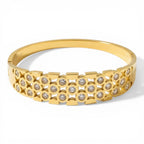 Flora Petite Cluster Bangle