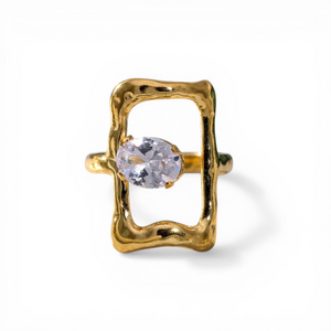 Elena Frame Open Ring