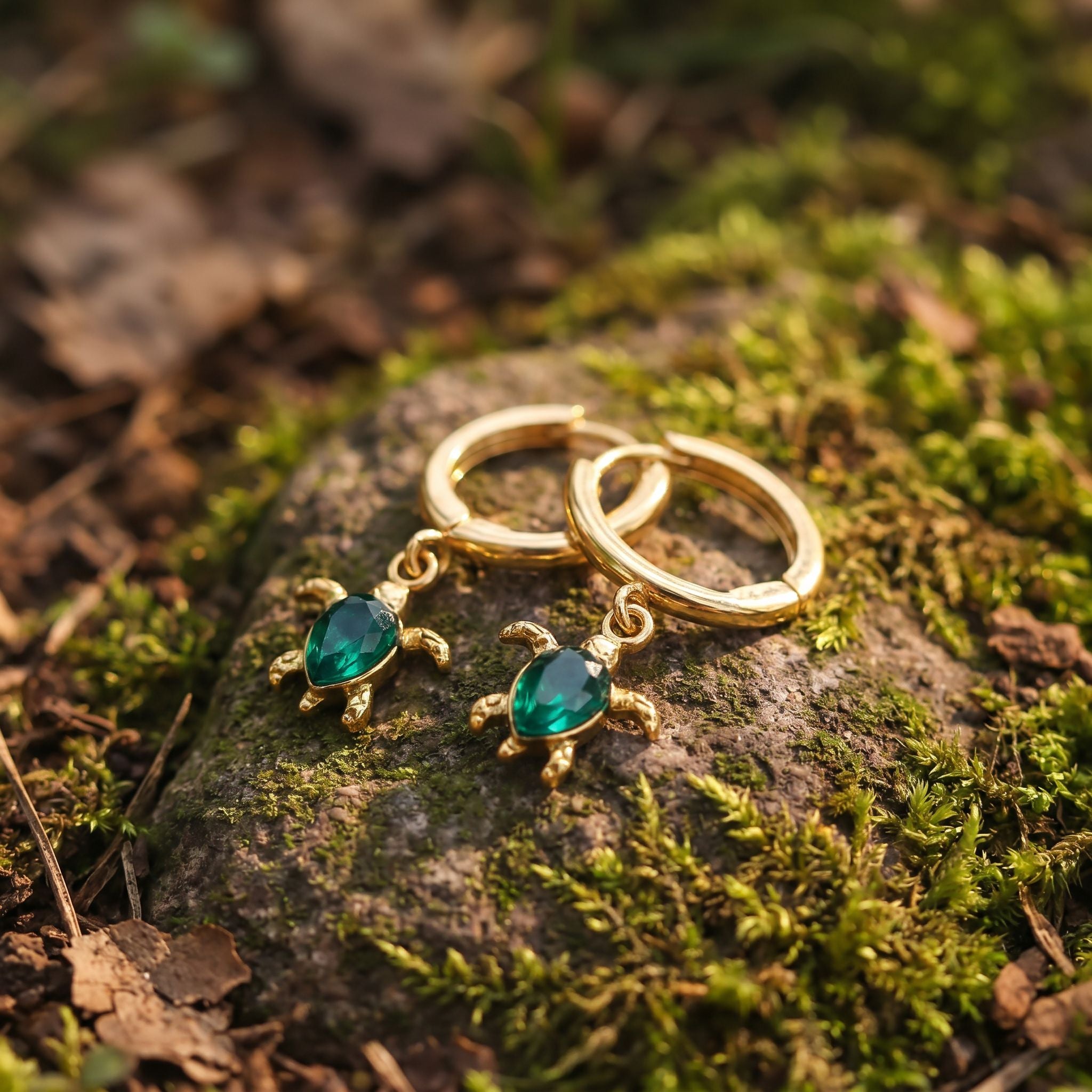 Marina Turtle Earrings