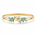 Blossom Sky Enamel Bangle