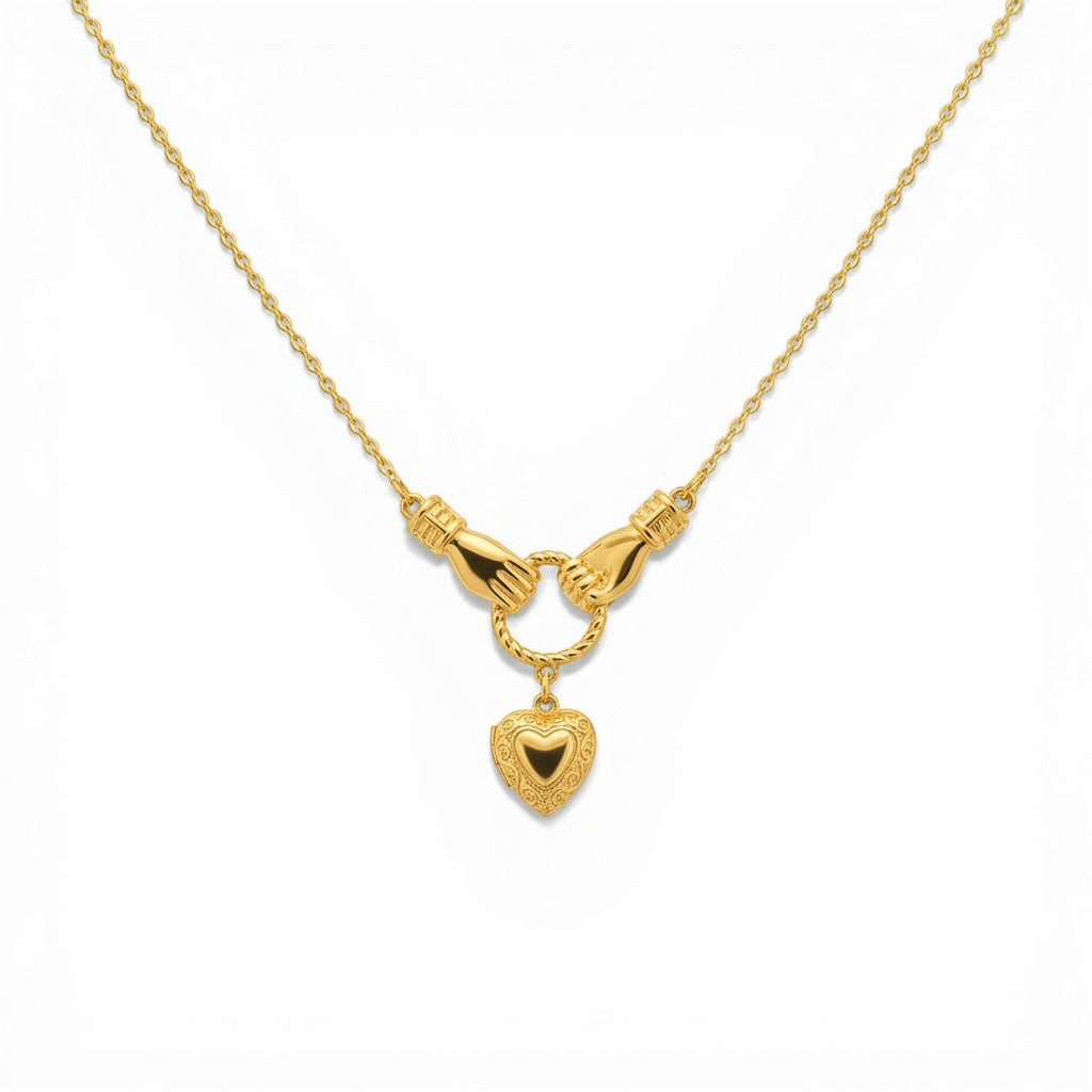 Elara Linked Hearts Necklace