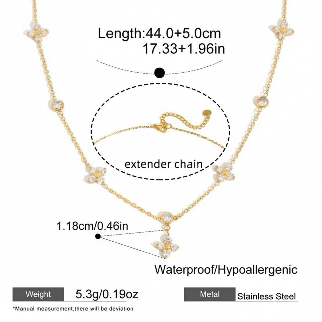 Lily Clover Necklace