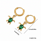 Marina Turtle Earrings