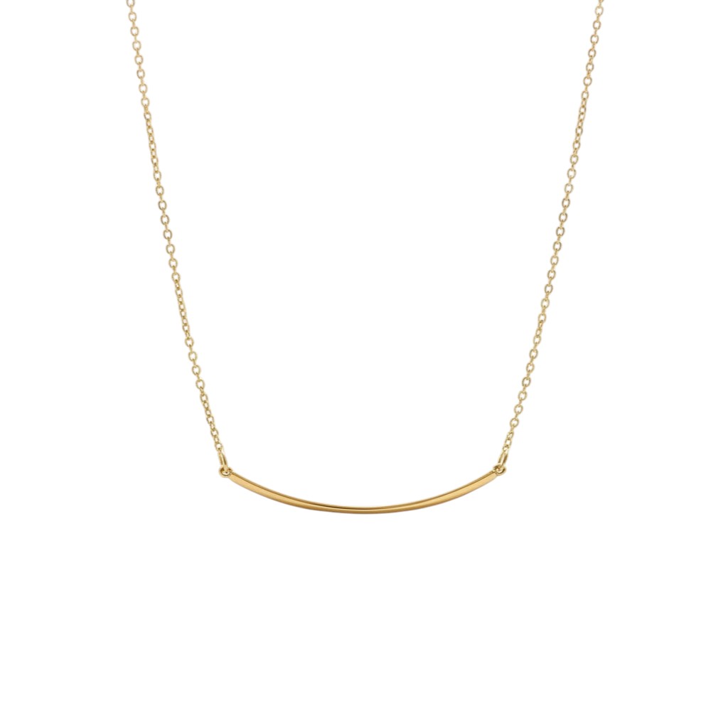 Sunrise Curve Minimal Necklace