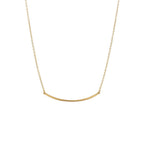 Sunrise Curve Minimal Necklace