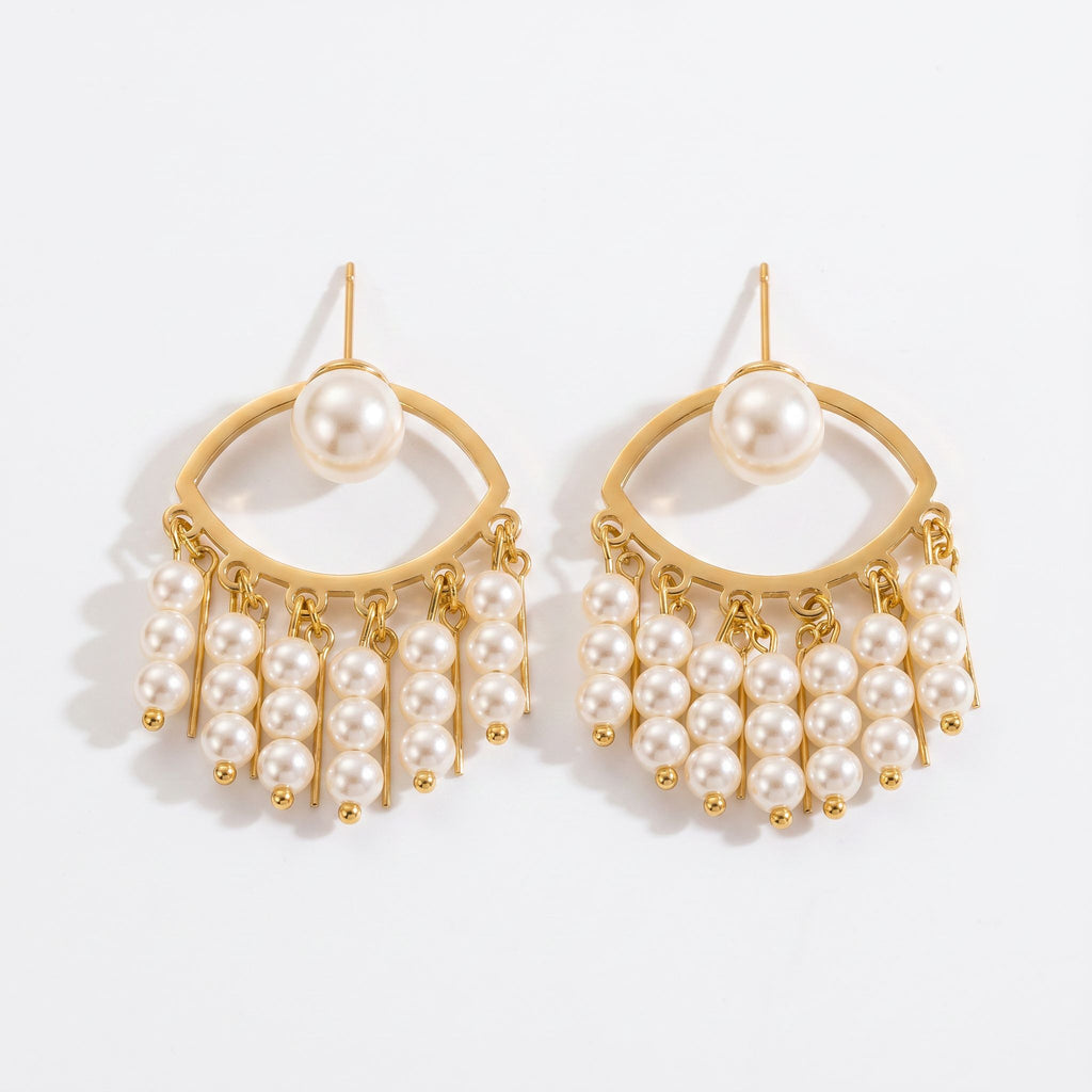 Luna Pearl Drop Earrings