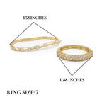 Camille Gleam Ring Set