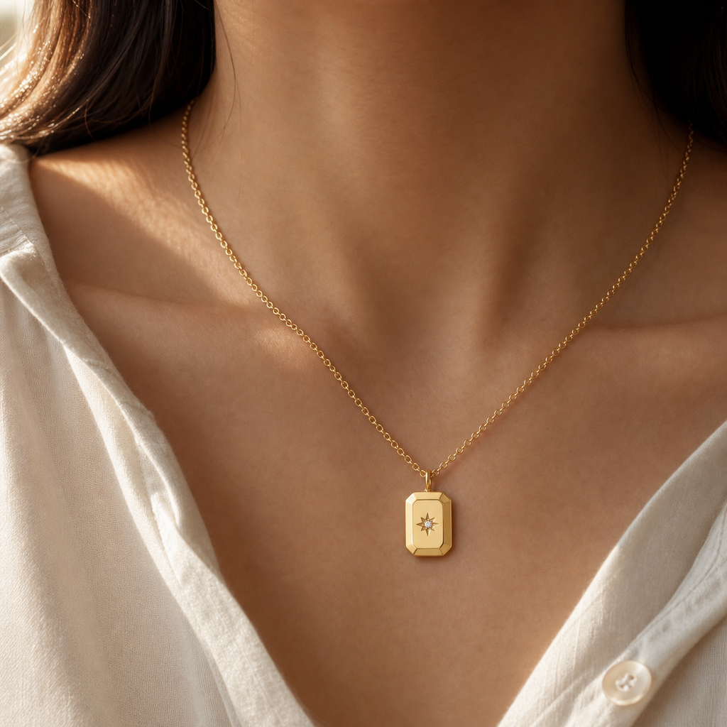Dewdrop Gleam Pendant Necklace