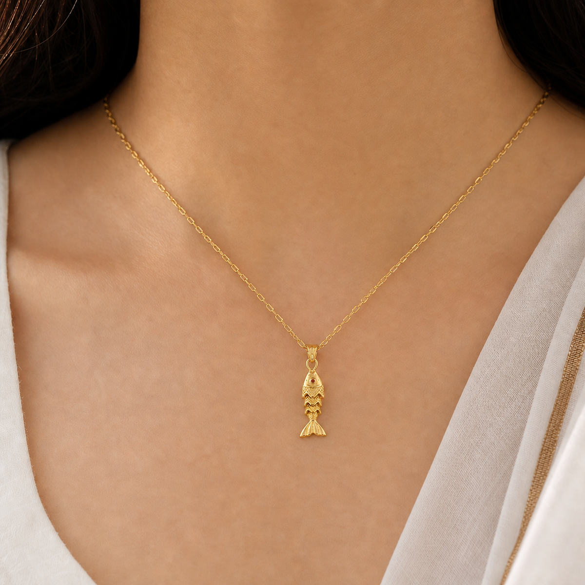 Koi Prosperity Fish Necklace