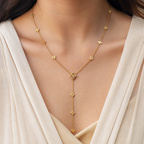 Four Leaf Glow Y-Necklace