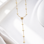 Four Leaf Glow Y-Necklace