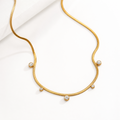 Amelia Multi Charms Zircon Necklace