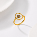 Ava Zircon Open Ring