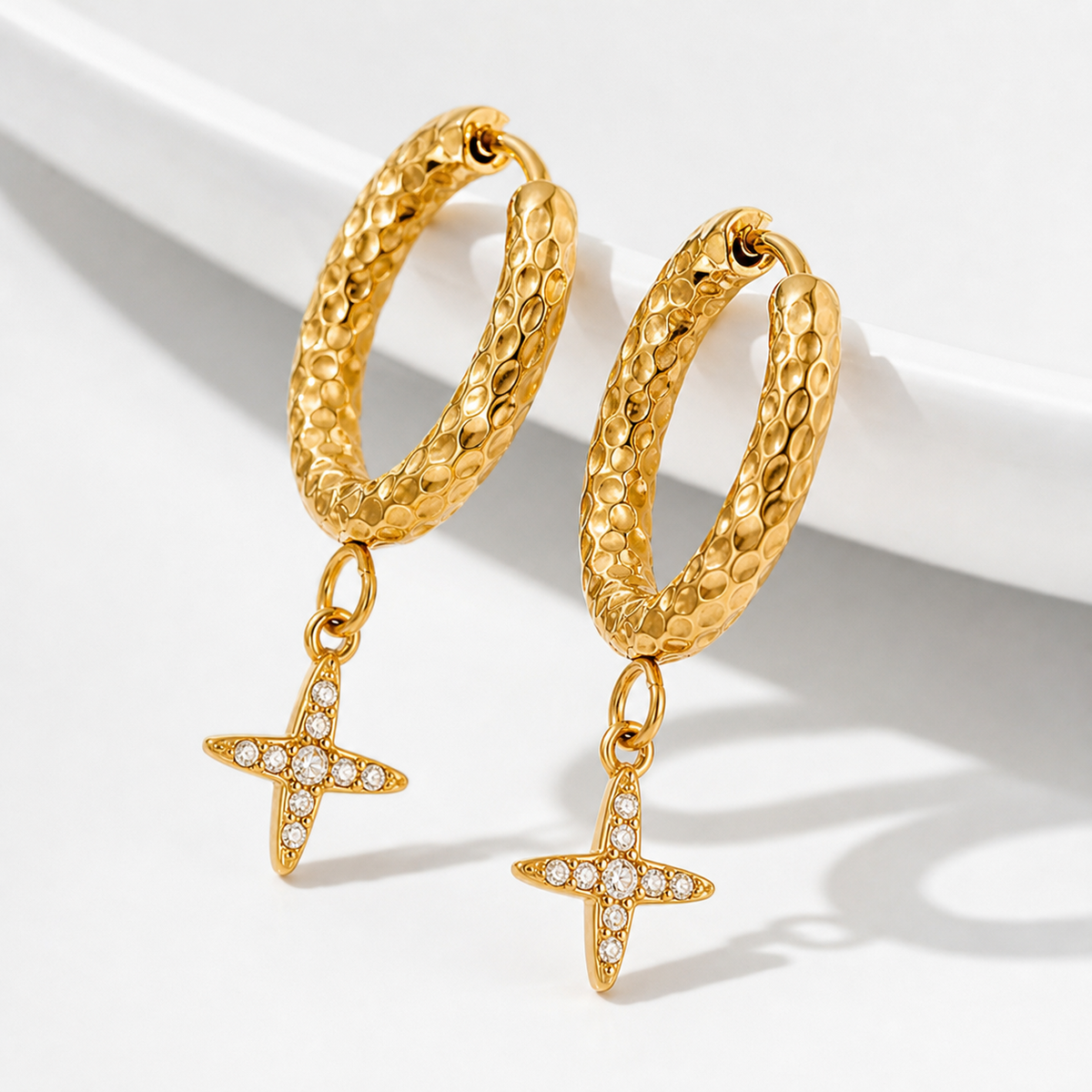 Clara Luxurious Zircon Tassel Earrings