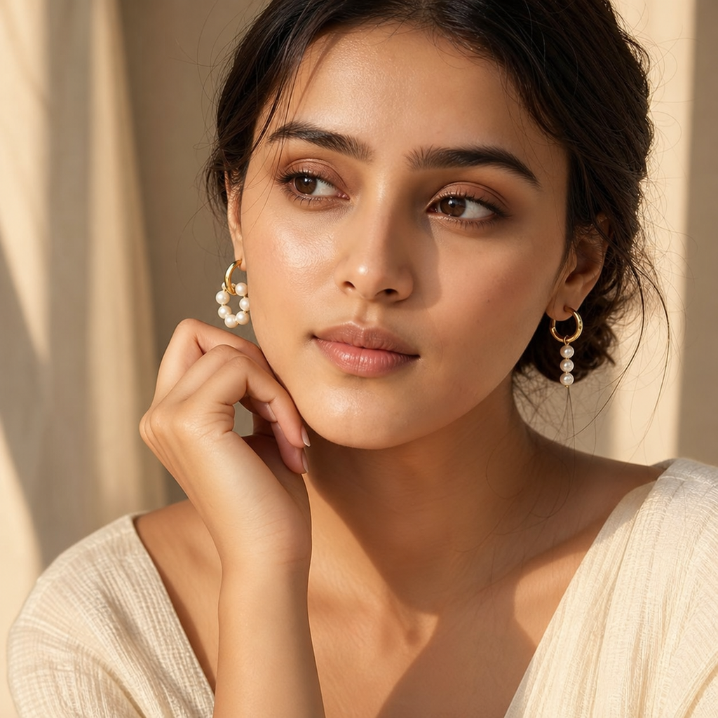 Sophie Mismatched Freshwater Pearl Drop Earrings