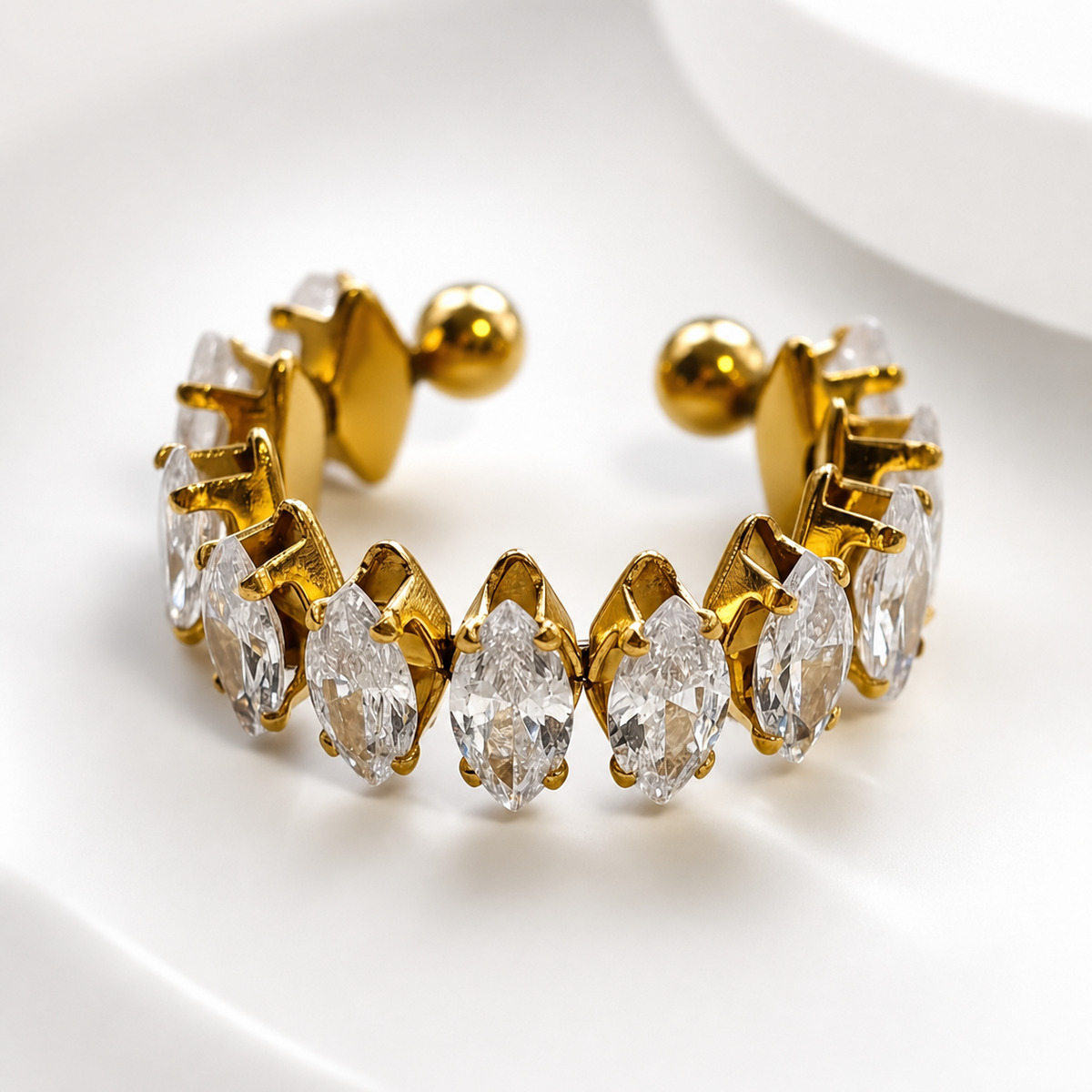 Aria Marquise Crown Ring