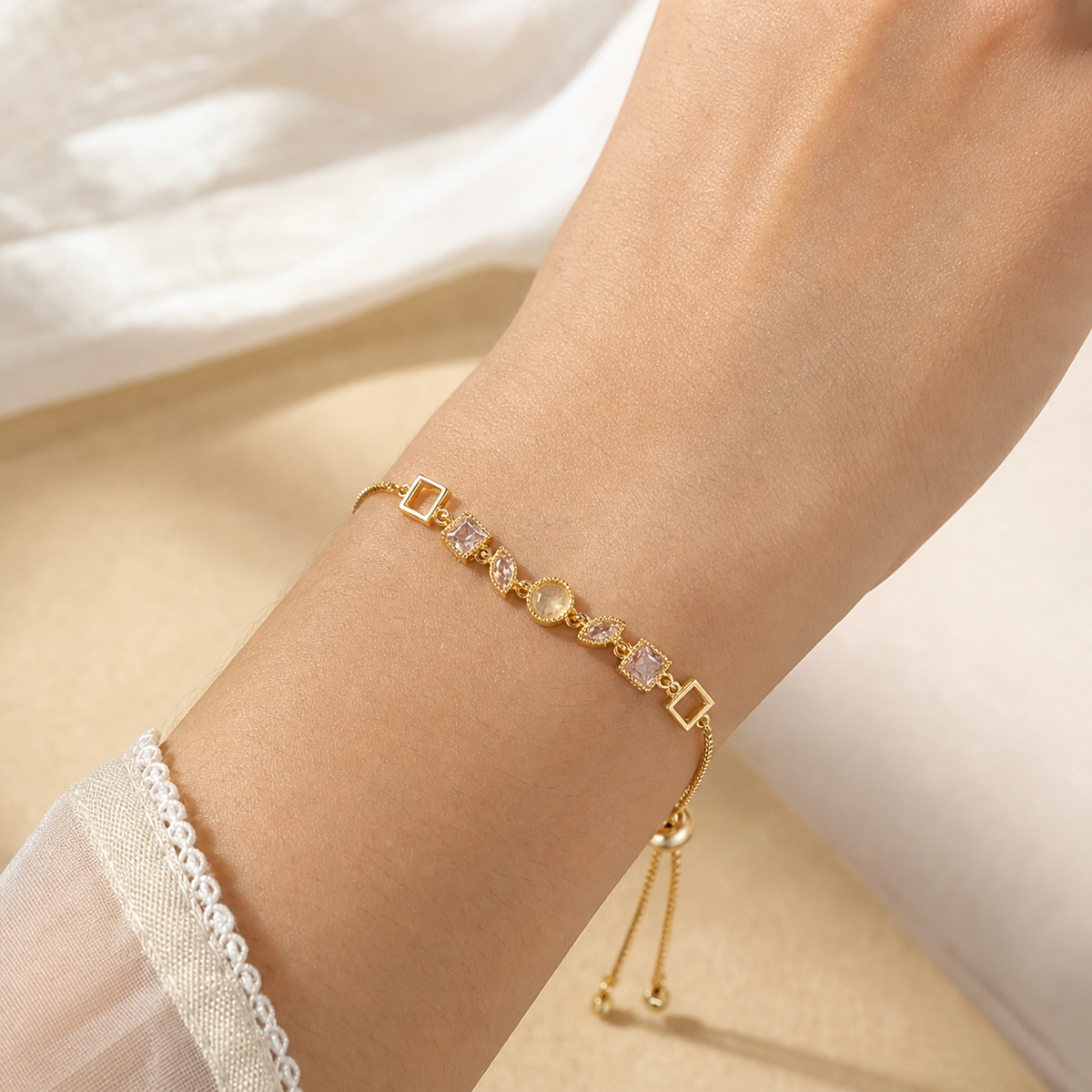 Amara Geo Charm Bracelet