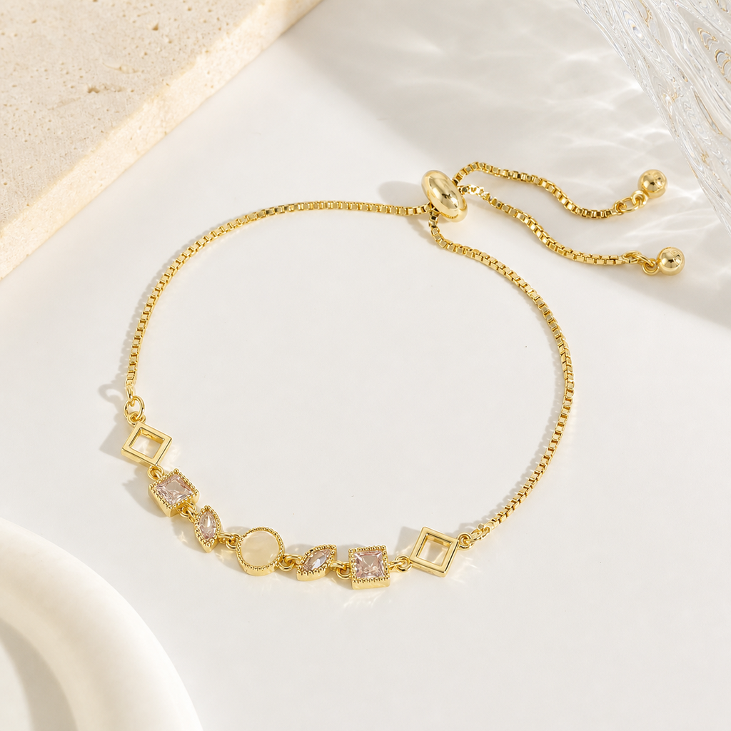 Amara Geo Charm Bracelet