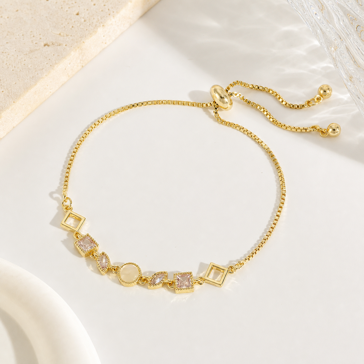 Amara Geo Charm Bracelet