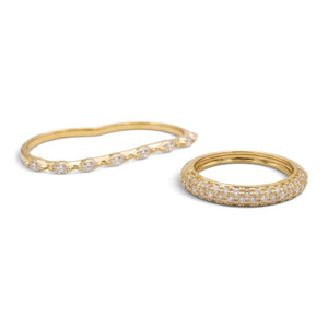 Camille Gleam Ring Set