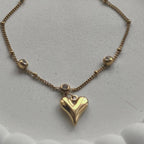 Lena Puff Heart Bracelet