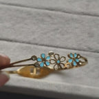 Blossom Sky Enamel Bangle