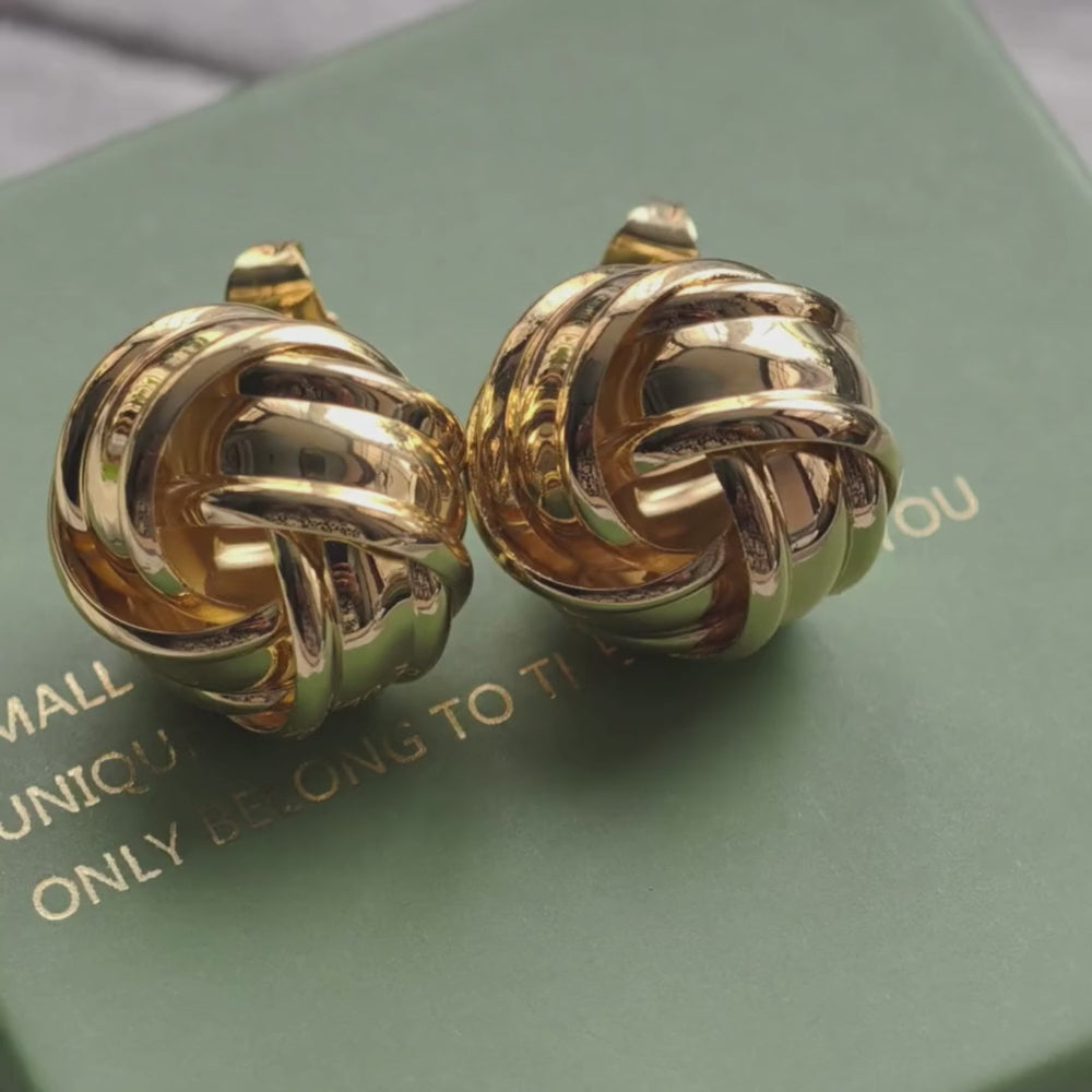 Nova Gloss Knot Earrings