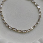 Crystal Baguette Line Bracelet