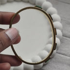 Emerald Edge Geometric Bangle