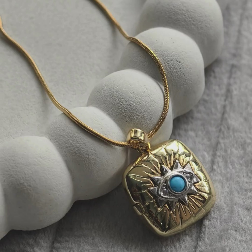 Lia Sunwatch Locket Necklace