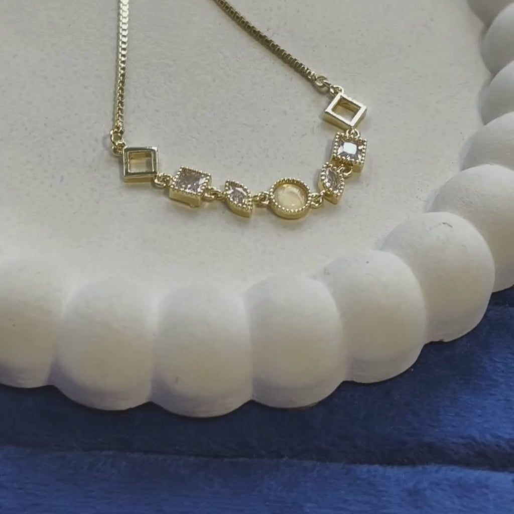 Amara Geo Charm Bracelet